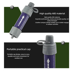 Outdoor Water Purifier Mini Filter Straw Outdoor Products Outdoor Survival Water Purification