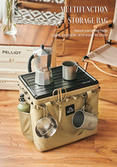 Outdoor Camping Portable Folding Storage Bag Equipment Tent Camping Cutlery Square Organizer Box