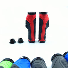 New Riding Equipment Locking Bicycle Grip Engineering Meat Ball Bilateral Locking Bicycle Handle Red