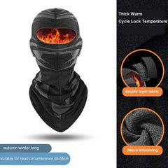 Winter Cycling Warm Scarf For Men And Women Double Layer With Fleece Thickened Cold Mask Windproof Ear Protector Head Cover Plush type; Long DTJ20