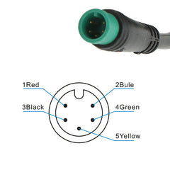 5 - Pin LCD Display Screen for M5 E - bikes: Speedometer & Control Panel, E - bike Accessory