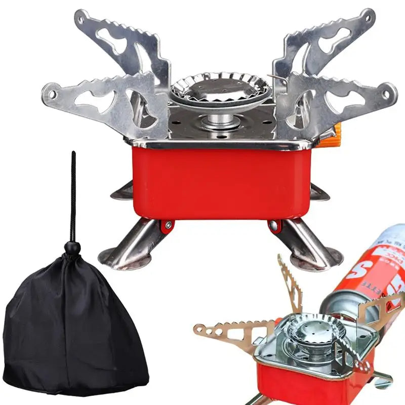 Portable Camping Stove – Windproof Foldable Burner for Backpacking & Hiking