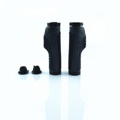 New Riding Equipment Locking Bicycle Grip Engineering Meat Ball Bilateral Locking Bicycle Handle Grey