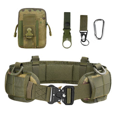 Multi Functional Quick Disassembly Tactical Belt Waist Cover Outdoor Training Cobra Belt Nylon Waist Belt Suit Belt ruins+waist cover+bag+3