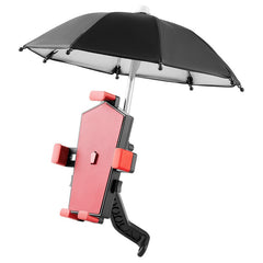 360 Degree Mobile Stand Anti-shock Shockproof Scooter E-Bike Bike Motorcycle Phone Holder Rearview mirror red with umbre