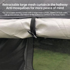 SUV Tailgate Tent – Vehicle-Mounted Trunk Tent for 5-8 People, All-Season Car Camping