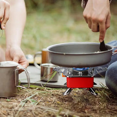 Portable Camping Stove – Windproof Foldable Burner for Backpacking & Hiking