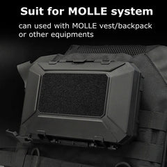 Tactical Waterproof Case Impact Resistance Protective Gear Cases with Double Sponge Shockproof Lockable Equipment Molle Box