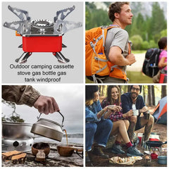 Portable Camping Stove – Windproof Foldable Burner for Backpacking & Hiking