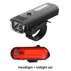 Bike headlight, bike flashlight, LED mountain bike torch, bike taillight, light sensor, cycling headlamp, bike accessories A