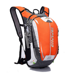 Outdoor Bicycle Riding Bag Men's and Women's Sports Camping Multifunctional Shoulder Bag Hiking Mountaineering Bag 18L Orange