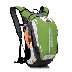 Outdoor Bicycle Riding Bag Men's and Women's Sports Camping Multifunctional Shoulder Bag Hiking Mountaineering Bag 18L Green